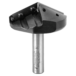 Insert V-Groove 130° x 1/2 x 1/2" Shank CNC Router Bit Main - Image