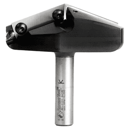 Insert V-Groove 140° x 3-5/64 Dia x 1/2 x 1/2" Shank CNC Router Bit Main - Image