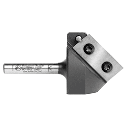 Insert V-Groove 90° x 3/4" x 1/4" Shank CNC Router Bit Alt 3 - Image