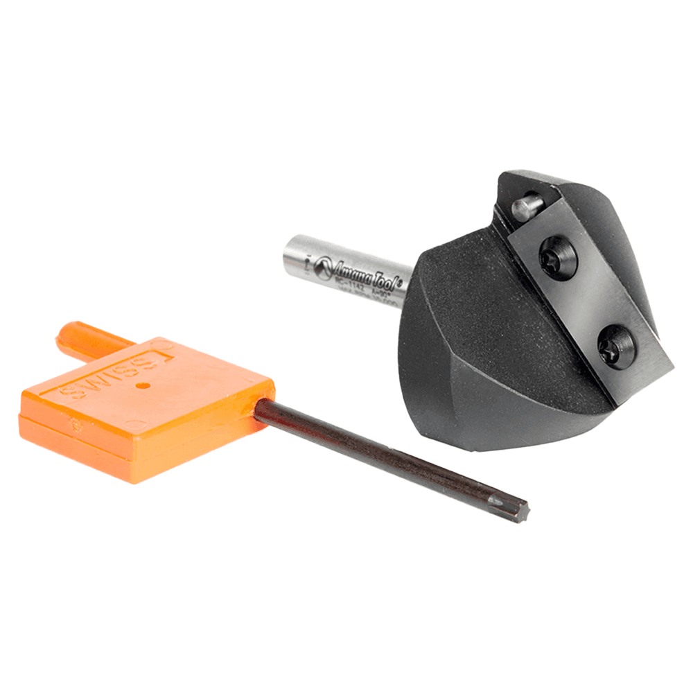 Insert V-Groove 90° x 3/4" x 1/4" Shank CNC Router Bit Alt 4 - Image