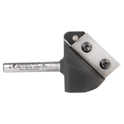 Insert V-Groove 90° x 39mm Dia 20mm x 6mm Shank CNC Router Bit Alt 2 - Image