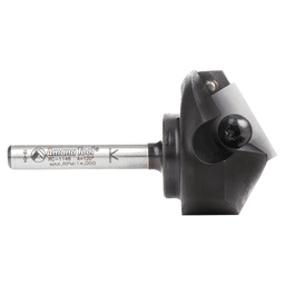Insert V-Groove 120° x 1-23/64 x 1/4" Shank CNC Router Bit Alt 2 - Image