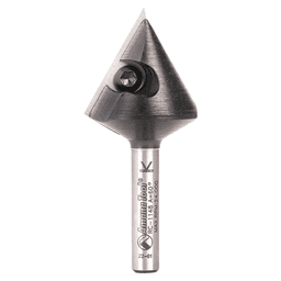 Insert V-Groove 60° x 59/64 x 1/4" Shank CNC Router Bit Main - Image