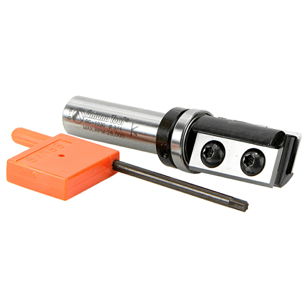 3/4" x 3-1/4" Flush Trim Template Bit with Upper Ball Bearing, 2-Flute, 1/2" Shank - Alt Image 2