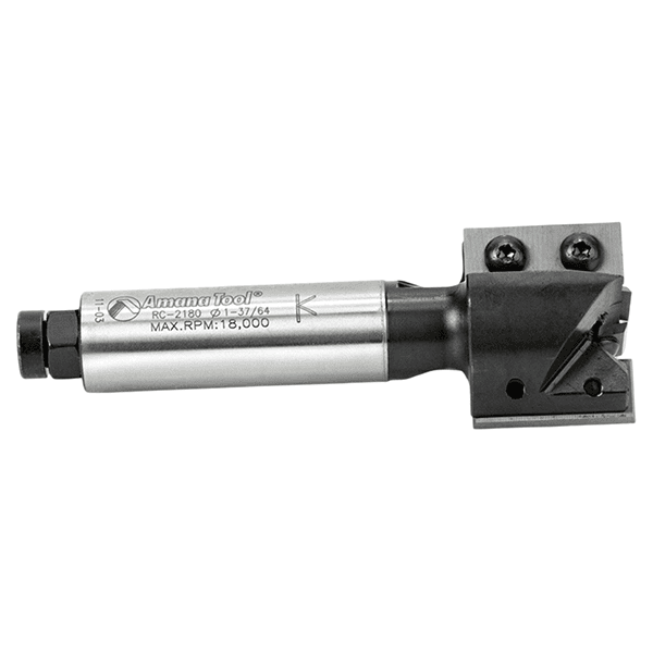 1-37/64" Dia x 1-5/32" CNC Insert Super Plunge Bit, 3/4" Shank Alt 1 - Image