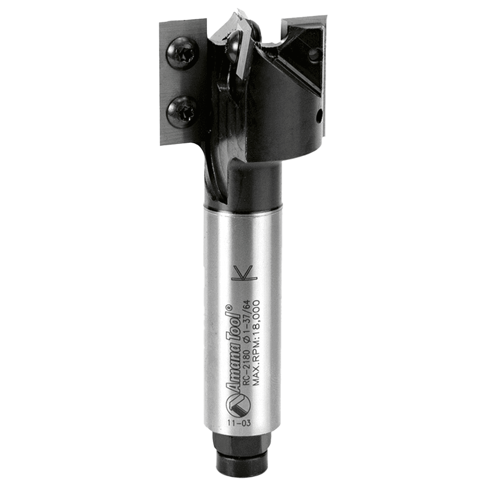 1-37/64" Dia x 1-5/32" CNC Insert Super Plunge Bit, 3/4" Shank Main - Image