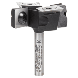 1-1/2" Dia x 1/2" Insert Carbide Mini Spoilboard Surfacing, Rabbeting, Flycutter, Slab Leveler/Surface Planer Router Bit, 6mm Shank Main - Image