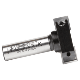 1-1/2" Dia x 15/32" Insert Carbide Mini Spoilboard Surfacing, Rabbeting, Flycutter, Slab Leveler/Surface Planer Router Bit, 1/2" Shank Alt 2 - Image