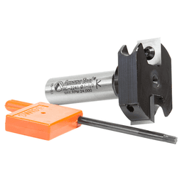 1-1/2" Dia x 15/32" Insert Carbide Mini Spoilboard Surfacing, Rabbeting, Flycutter, Slab Leveler/Surface Planer Router Bit, 1/2" Shank Alt 3 - Image