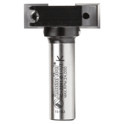 1-1/2" Dia x 15/32" Insert Carbide Mini Spoilboard Surfacing, Rabbeting, Flycutter, Slab Leveler/Surface Planer Router Bit, 1/2" Shank Main - Image