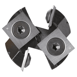 1-1/2" Dia x 1/2" Insert Carbide Mini Spoilboard Surfacing, Rabbeting, Flycutter, Slab Leveler/Surface Planer Router Bit, 1/4" Shank Alt 2 - Image