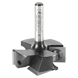 1-1/2" Dia x 1/2" Insert Carbide Mini Spoilboard Surfacing, Rabbeting, Flycutter, Slab Leveler/Surface Planer Router Bit, 1/4" Shank Alt 3 - Image