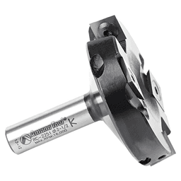 2-1/2" Dia x 15/32" Insert Carbide Spoilboard Surfacing, Rabbeting, Flycutter, Slab Leveler/Surface Planer Router Bit, 1/2" Shank Alt 2 - Image