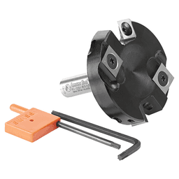 2-1/2" Dia x 15/32" Insert Carbide Spoilboard Surfacing, Rabbeting, Flycutter, Slab Leveler/Surface Planer Router Bit, 1/2" Shank Alt 3 - Image