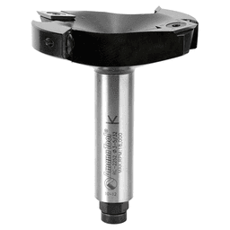 3-5/32" Dia x 15/32" CNC Insert Carbide Spoilboard Surfacing, Rabbeting, Flycutter, Slab Leveler/Surface Planer 2+2 Flute, Design, 3/4" Shank Main - Image