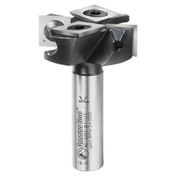 1-1/2" Dia x 1/2" Insert Carbide Mini Spoilboard Surfacing, Rabbeting, Flycutter, Slab Leveler/Surface Planer Router Bit, 12mm Shank Main - Image