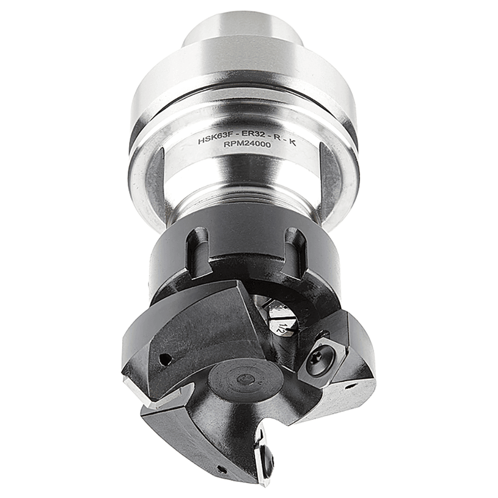 RC-2255 2-1/2" x 53/64" CNC Insert Carbide 3 Wing/Flute, Heavy Duty Spoilboard Plunging, Surfacing, Planing, Flycutter/Slab Leveler Router Bit, 1/2" Shank Alt 3 - Image