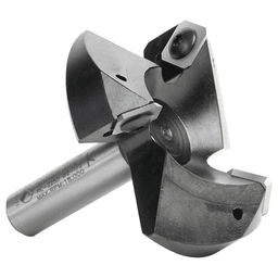 RC-2255 2-1/2" x 53/64" CNC Insert Carbide 3 Wing/Flute, Heavy Duty Spoilboard Plunging, Surfacing, Planing, Flycutter/Slab Leveler Router Bit, 1/2" Shank Alt 5 - Image