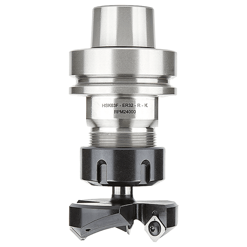 RC-2255-M 2-1/2" x 53/64" CNC Insert Carbide 3 Wing/Flute, Heavy Duty Spoilboard Plunging, Surfacing, Planing, Flycutter/Slab Leveler Router Bit, 12mm Shank Alt 3 - Image