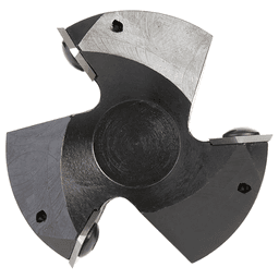 RC-2255-TG 2-1/2" x 53/64" Insert Carbide 3 Wing/Flute, Heavy Duty Spoilboard Plunging, Surfacing, Planing, Flycutter/Slab Leveler Router Bit, 1/2" Shank Alt 5 - Image