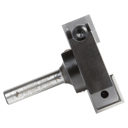1-1/2" Dia x 15/32" Insert Carbide Mini Spoilboard Surfacing, Rabbeting, Flycutter, Slab Leveler/Surface Planer Router Bit, 6mm Shank Alt 2 - Image