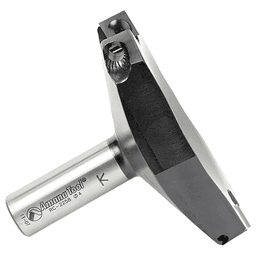 RC-2258 4" x 1/2" CNC Insert Carbide Spoilboard Surfacing, Rabbeting, Flycutter, Slab Leveler/Surface Planer Router Bit, 3/4" Shank Alt 2 - Image