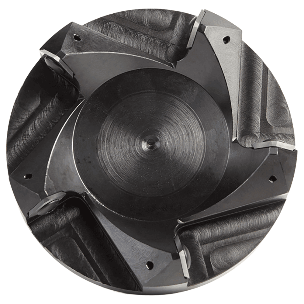 RC-2259 3-27/32" x 1-7/32" CNC Insert Carbide 5 Wing/Flute, Heavy Duty Spoilboard Plunging, Surfacing, Planing, Flycutter/Slab Leveler Router Bit, 3/4" Shank Alt 6 - Image