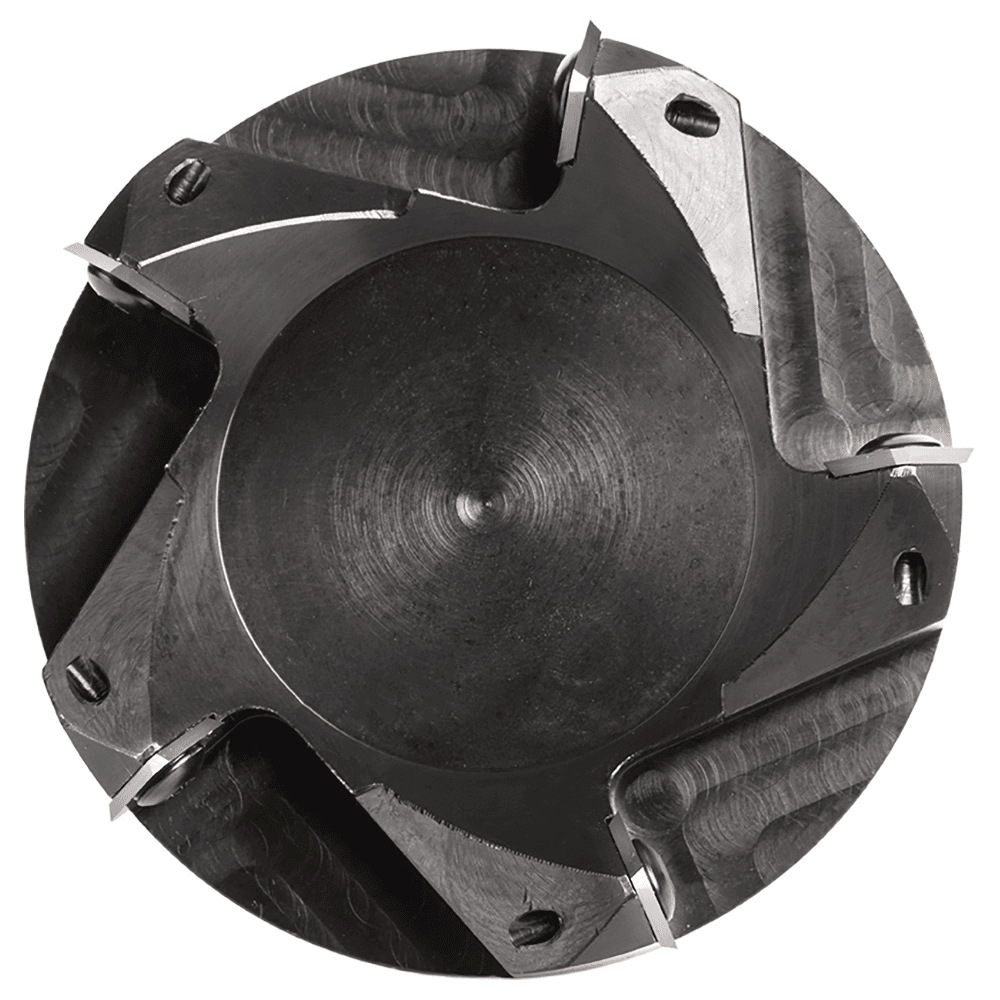 RC-2259-TG 3-27/32" x 1-7/32" Insert Carbide 5 Wing/Flute, Heavy Duty Spoilboard Plunging, Surfacing, Planing, Flycutter/Slab Leveler Router Bit, 3/4" Shank Alt 5 - Image