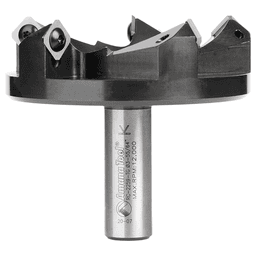 RC-2259-TG 3-27/32" x 1-7/32" Insert Carbide 5 Wing/Flute, Heavy Duty Spoilboard Plunging, Surfacing, Planing, Flycutter/Slab Leveler Router Bit, 3/4" Shank Main - Image