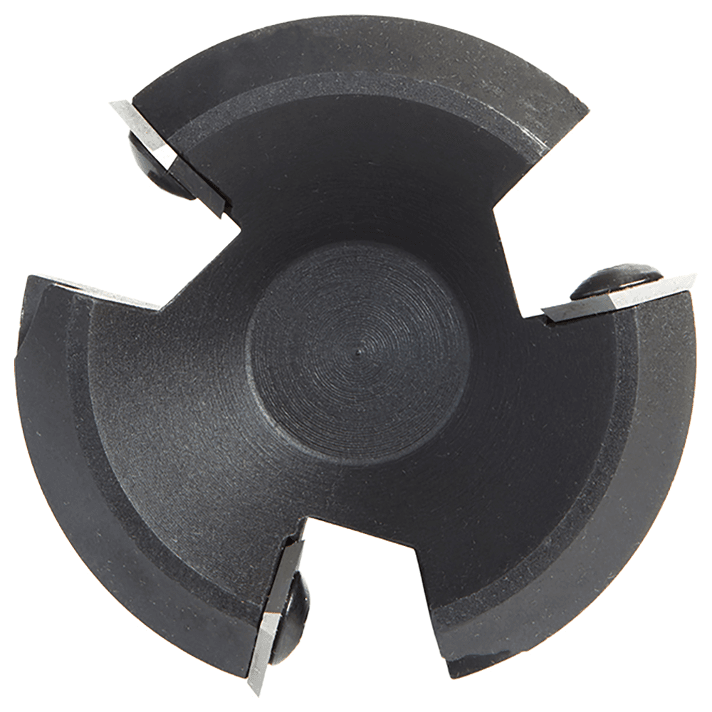RC-2261 2-1/2" x 53/64" Insert Carbide 3 Wing/Flute, Heavy Duty Spoilboard Plunging, Surfacing, Planing, Flycutter/Slab Leveler Router Bit, 1/2" Shank with Anti-Kick Back Alt 6 - Image