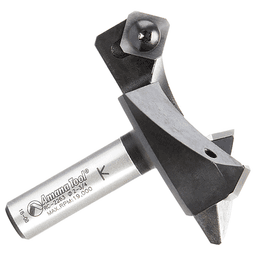 RC-2263 2-3/4" x 53/64" CNC Insert Carbide 3 Wing/Flute, Heavy Duty Spoilboard Plunging, Surfacing, Planing, Flycutter/Slab Leveler Router Bit, 1/2" Shank Alt 3 - Image