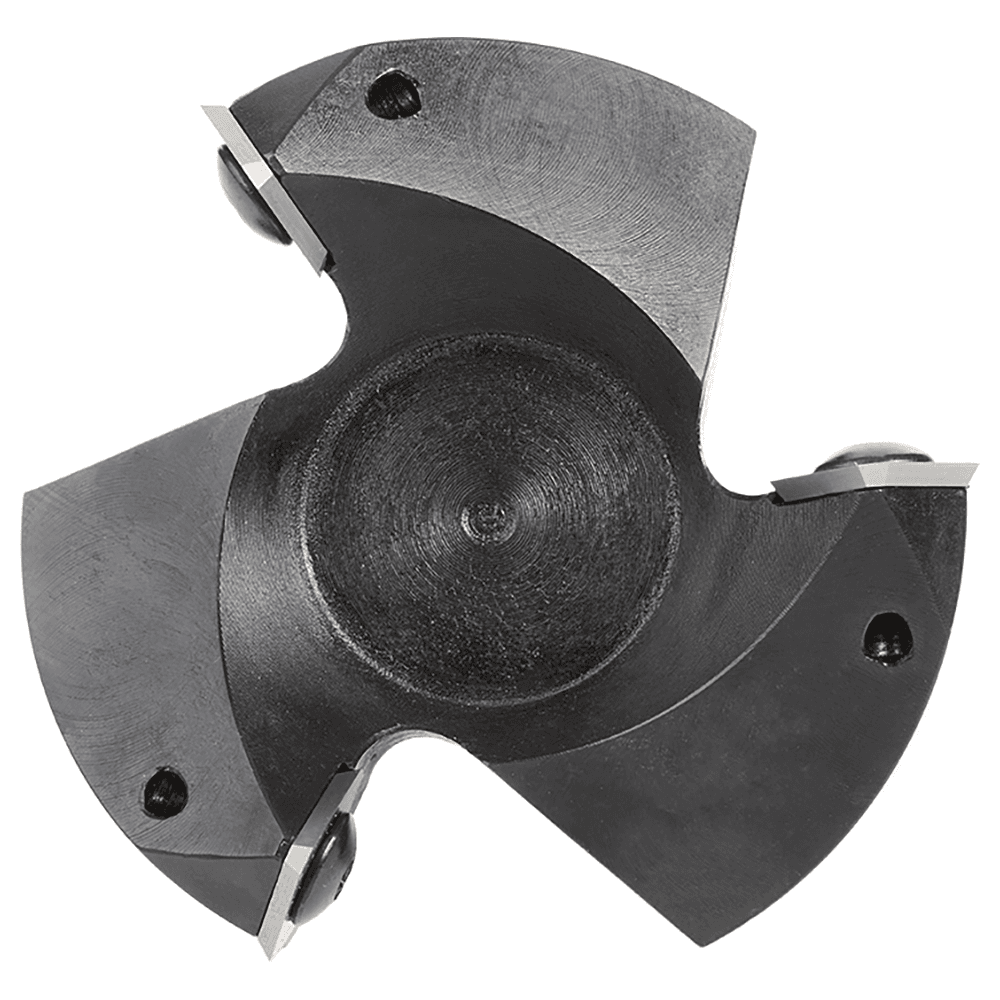 RC-2263 2-3/4" x 53/64" CNC Insert Carbide 3 Wing/Flute, Heavy Duty Spoilboard Plunging, Surfacing, Planing, Flycutter/Slab Leveler Router Bit, 1/2" Shank Alt 5 - Image