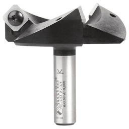 RC-2263 2-3/4" x 53/64" CNC Insert Carbide 3 Wing/Flute, Heavy Duty Spoilboard Plunging, Surfacing, Planing, Flycutter/Slab Leveler Router Bit, 1/2" Shank Main - Image
