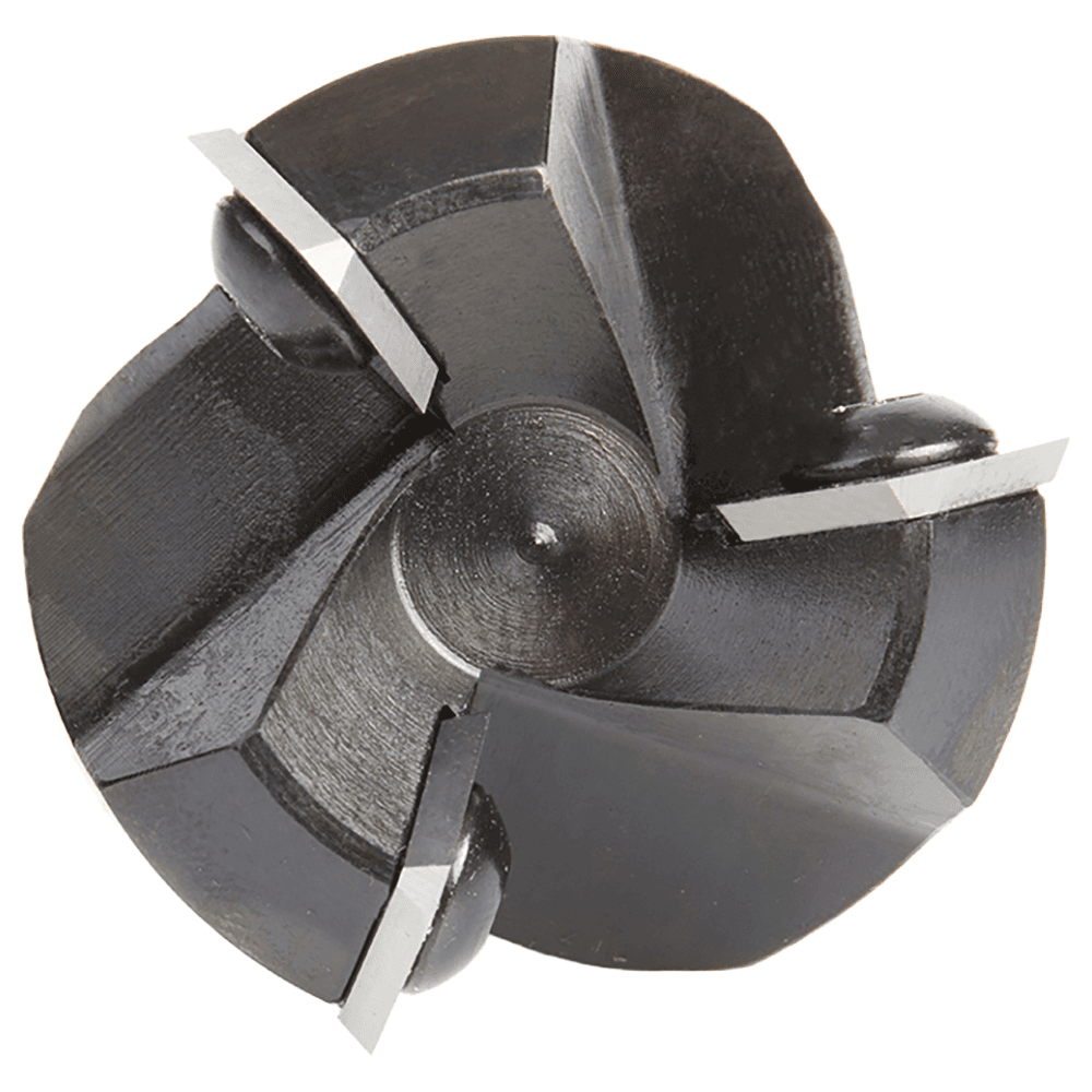 RC-2265 1-1/2" x 3/4" CNC Insert Carbide 3 Wing/Flute, Heavy Duty Spoilboard Plunging, Surfacing, Planing, Flycutter/Slab Leveler Router Bit, 1/4" Shank Alt 5 - Image