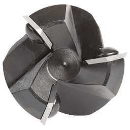 RC-2265 1-1/2" x 3/4" CNC Insert Carbide 3 Wing/Flute, Heavy Duty Spoilboard Plunging, Surfacing, Planing, Flycutter/Slab Leveler Router Bit, 1/4" Shank Alt 5 - Image