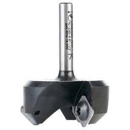 RC-2265-M 1-1/2" x 3/4" CNC Insert Carbide 3 Wing/Flute, Heavy Duty Spoilboard Plunging, Surfacing, Planing, Flycutter/Slab Leveler Router Bit, 6mm Shank Alt 2 - Image