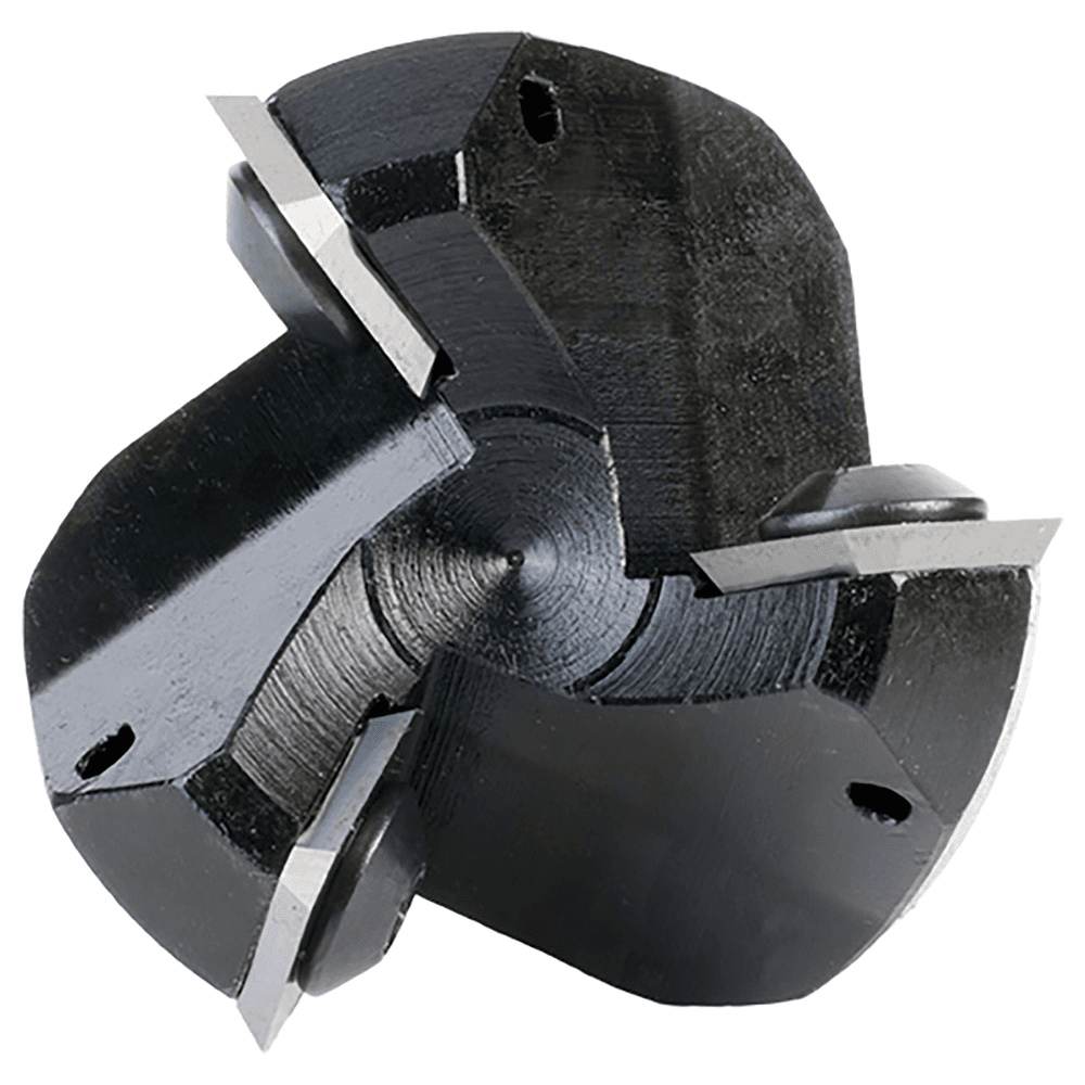 RC-2265-M 1-1/2" x 3/4" CNC Insert Carbide 3 Wing/Flute, Heavy Duty Spoilboard Plunging, Surfacing, Planing, Flycutter/Slab Leveler Router Bit, 6mm Shank Alt 5 - Image
