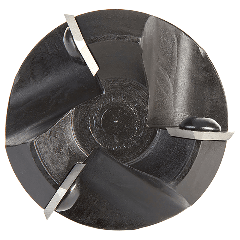 RC-2267 1-3/4" x 3/4" CNC Insert Carbide 3 Wing/Flute, Heavy Duty Spoilboard Plunging, Surfacing, Planing, Flycutter/Slab Leveler Router Bit, 1/2" Shank Alt 5 - Image