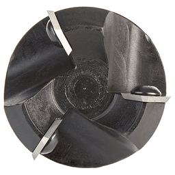 RC-2267 1-3/4" x 3/4" CNC Insert Carbide 3 Wing/Flute, Heavy Duty Spoilboard Plunging, Surfacing, Planing, Flycutter/Slab Leveler Router Bit, 1/2" Shank Alt 5 - Image