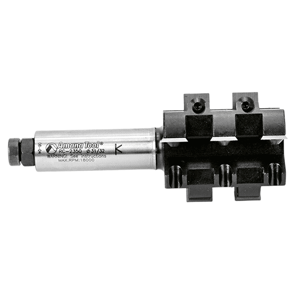 2" Dia x 2-13/64" CNC Rough Rabbeting/Sizing Insert Router Bit, 3/4" Shank Alt 1 - Image