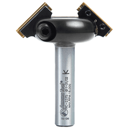 2" Dia x 31/32" In-Bevel Insert Adjustable Chamfer Router Bit for CNC Handheld/Router Table, 1/2" Shank Alt 1 - Image