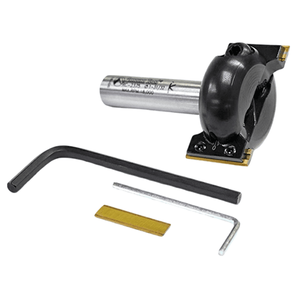 2" Dia x 31/32" In-Bevel Insert Adjustable Chamfer Router Bit for CNC Handheld/Router Table, 1/2" Shank Alt 6 - Image