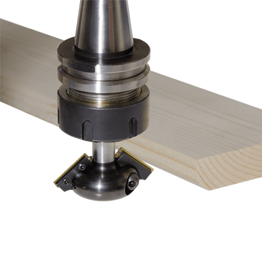 2" Dia x 31/32" In-Bevel Insert Adjustable Chamfer Router Bit for CNC Handheld/Router Table, 1/2" Shank Alt 9 - Image