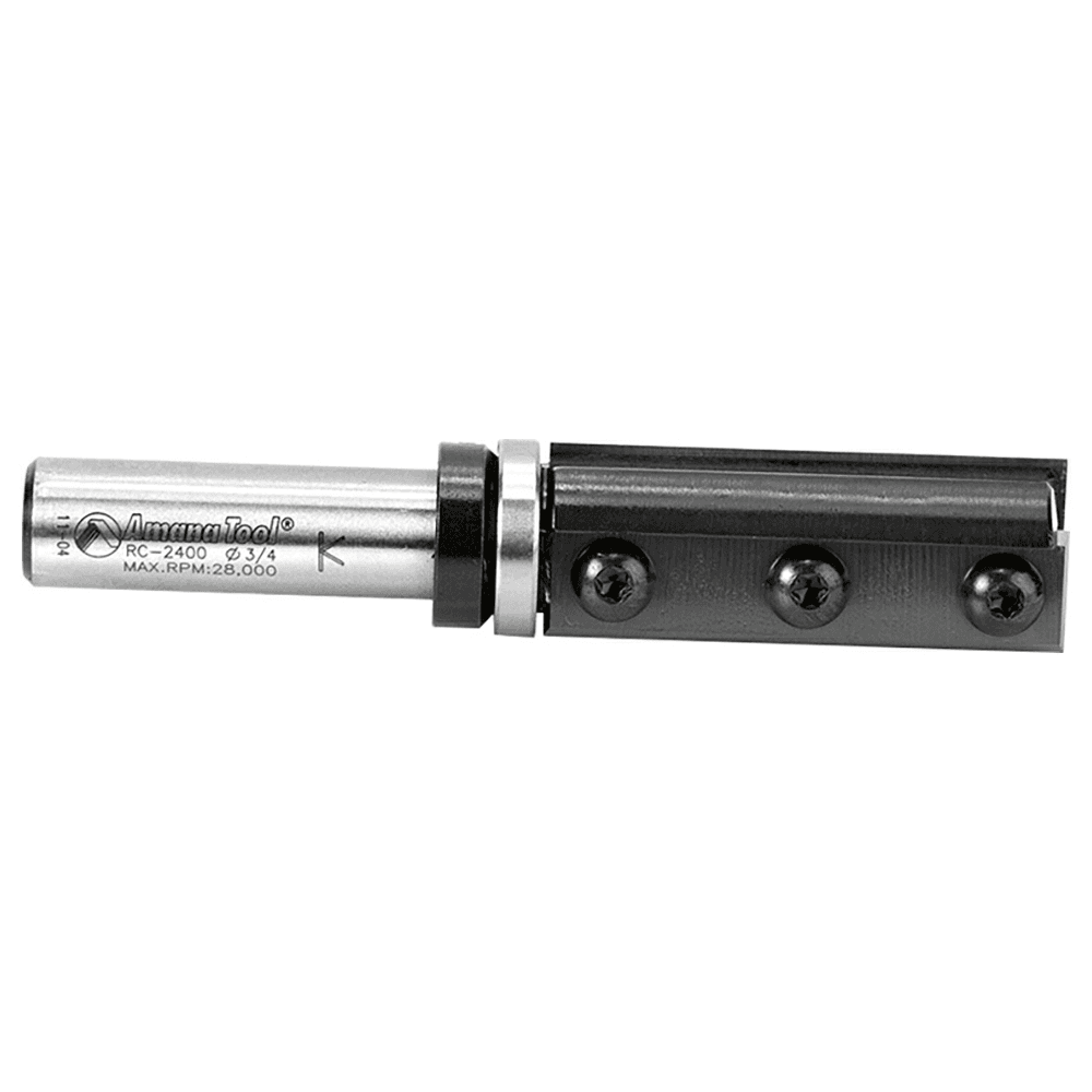 3/4" x 3-15/16" Flush Trim Template Bit with Upper Ball Bearing, 2-Flute, 1/2" Shank - Alt Image 1