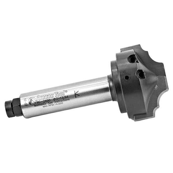 2-1/4" Dia x 1" CNC Insert Multi Profile Step 1 for MDF Cabinet Doors, 3/4" Shank Alt 1 - Image