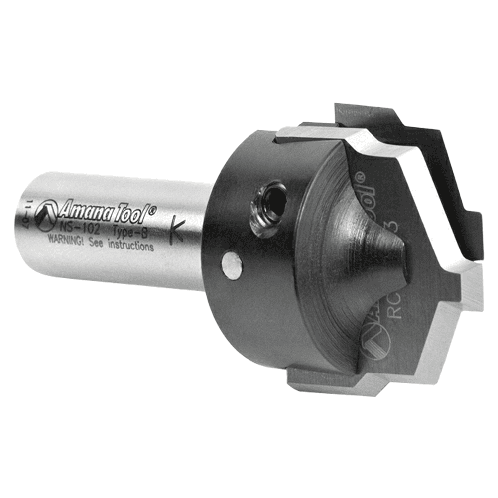 RC-2483 1-3/8" x 25/64" CNC Insert Nova System Traditional Plunge Bit for MDF/Wood Cabinet Doors, 1/2" Shank Alt 3 - Image