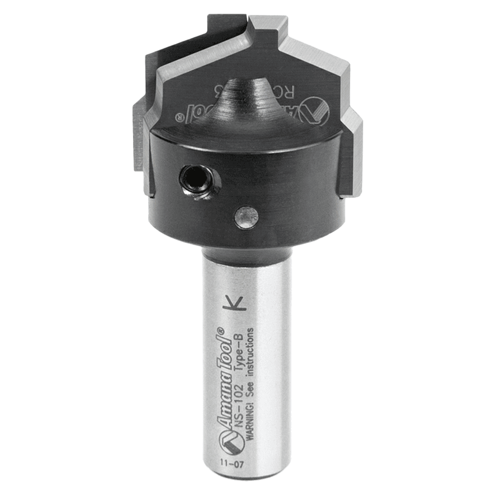 RC-2483 1-3/8" x 25/64" CNC Insert Nova System Traditional Plunge Bit for MDF/Wood Cabinet Doors, 1/2" Shank Main - Image