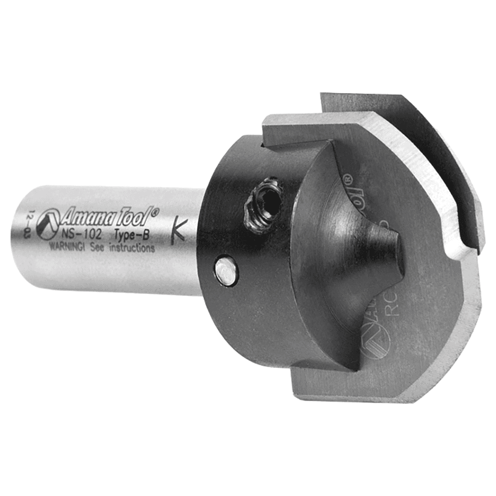 RC-2485 1-11/32" x 17/64" CNC Insert Nova System Cove Raised Panel Bit, 1/2" Shank for MDF/Wood Cabinet Door Alt 3 - Image