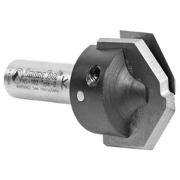 RC-2486 1-11/32" x 21/64" CNC Insert Nova System Traditional Raised Panel Bit, 1/2" Shank for MDF/Wood Cabinet Door Alt 3 - Image