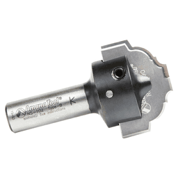 RC-2490 3/4" x 7/16" CNC Insert Nova System Cove/Bead Plunge Bit form for MDF/Wood Cabinet Doors, 1/2" Shank Alt 2 - Image